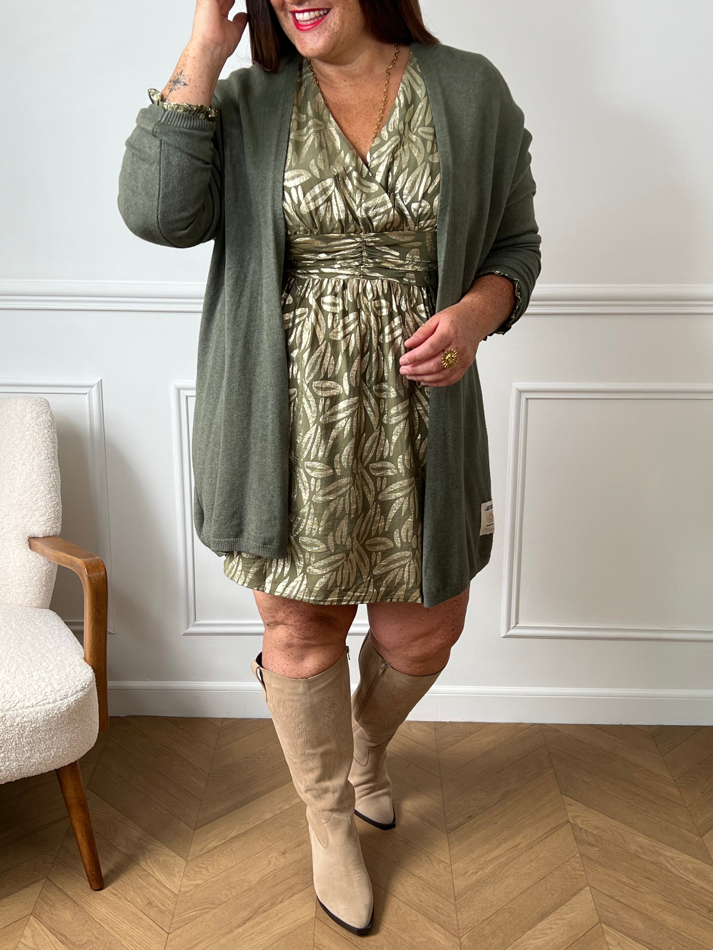 Robe courte à motifs Curve : Soraia