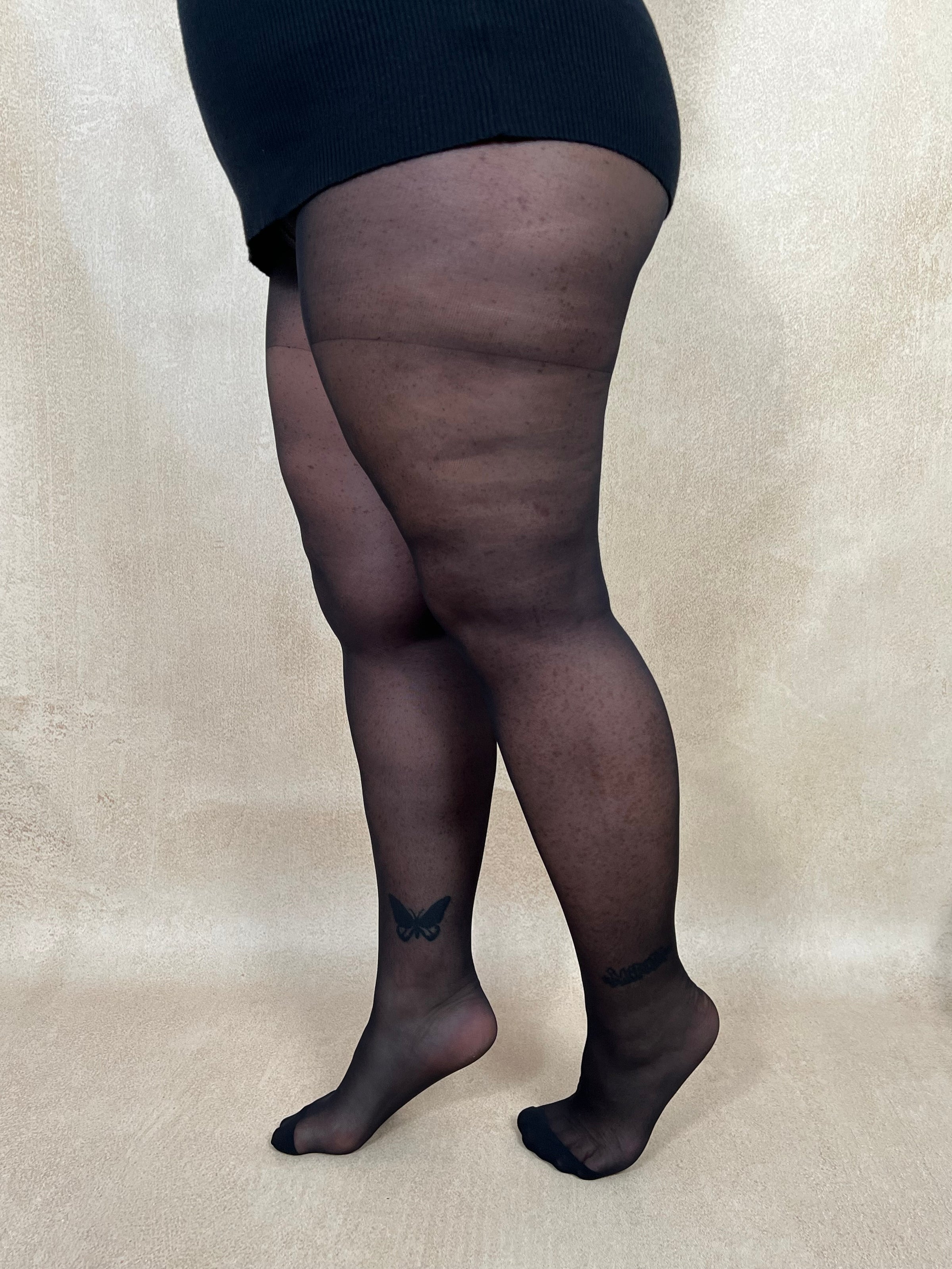 Collant noir grande taille : Kenio