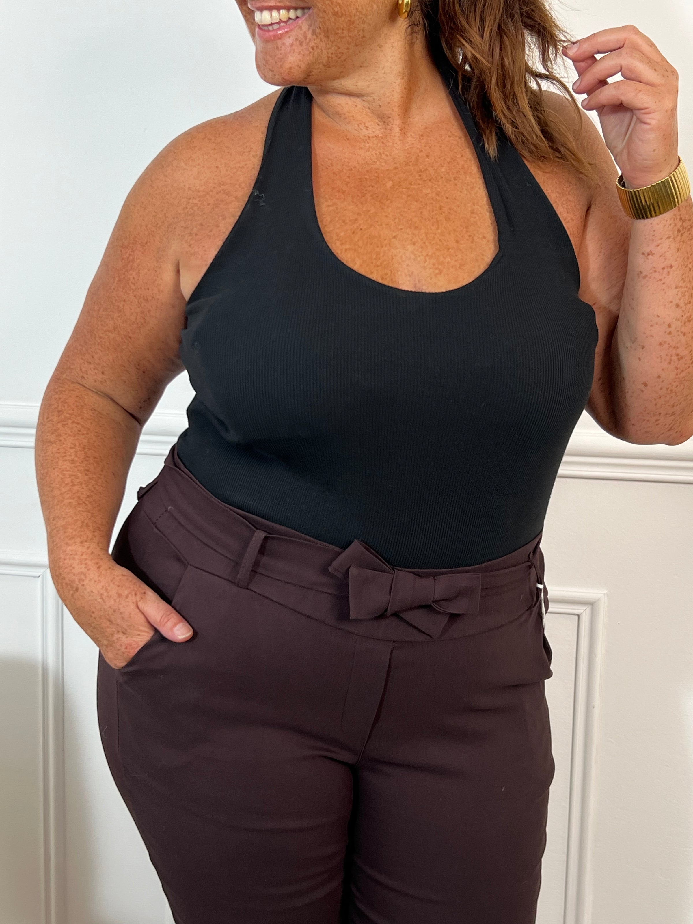 Débardeur dos nu noir : Zola