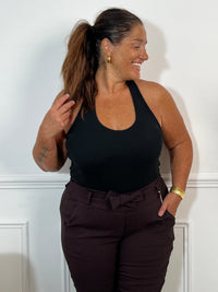 Débardeur dos nu noir : Zola