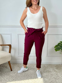 Pantalon bordeaux : Diego