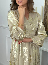 Robe beige et doré : Auriele - Loïcia