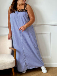 Robe à rayures grande taille : Luna