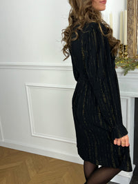 Robe noire et dorée : Zoa - Loïcia