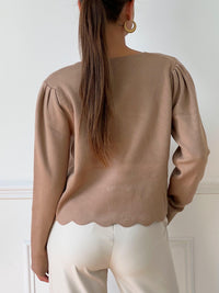 Gilet camel : Sira - Loïcia