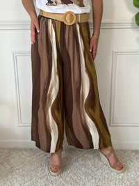 Pantalon fluide marron : Othelie