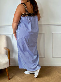 Robe à rayures grande taille : Luna