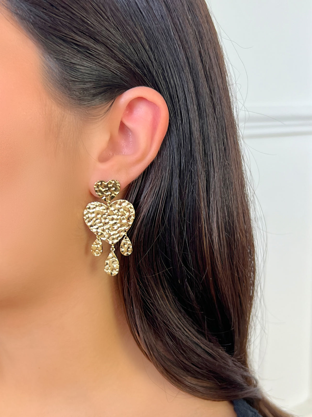 Boucles d'oreilles dorées : Eleanora