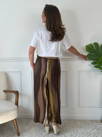 Pantalon fluide marron : Othelie