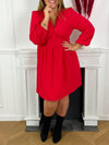 Robe rouge Curve : Elodie - Loïcia