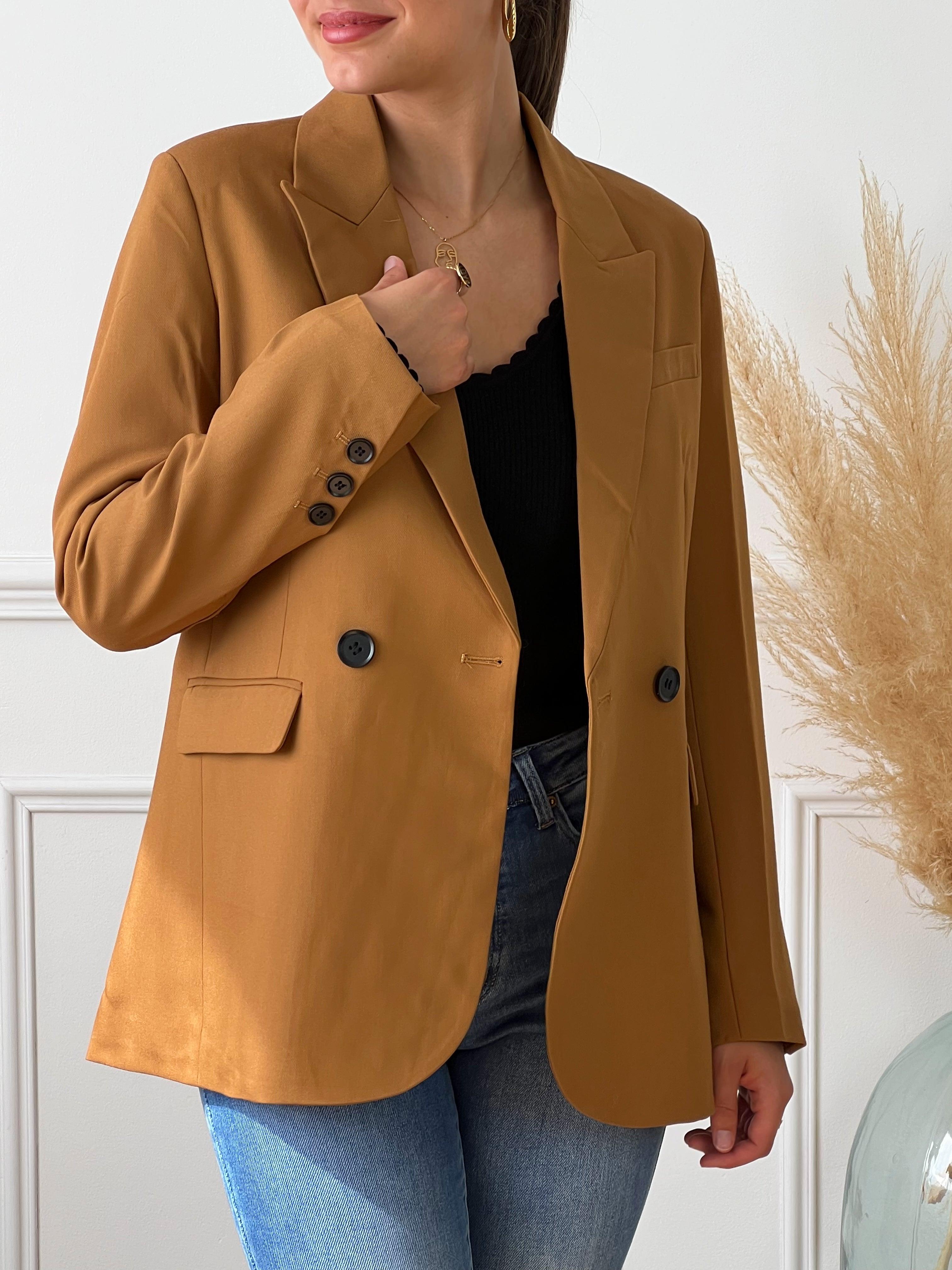 Blazer discount brun femme