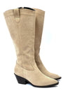 Santiag beige mollets larges : Nevada