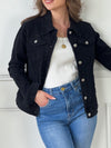 Veste en jean noir : Codi