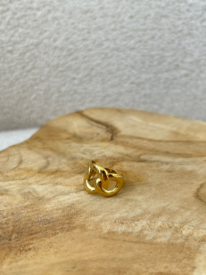 Bague dorée : Beja