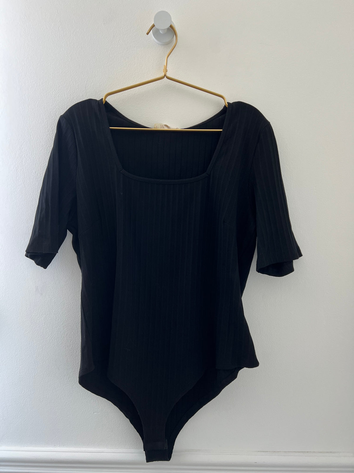 Body noir grande taille : Morgane