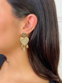 Boucles d'oreilles dorées : Eleanora