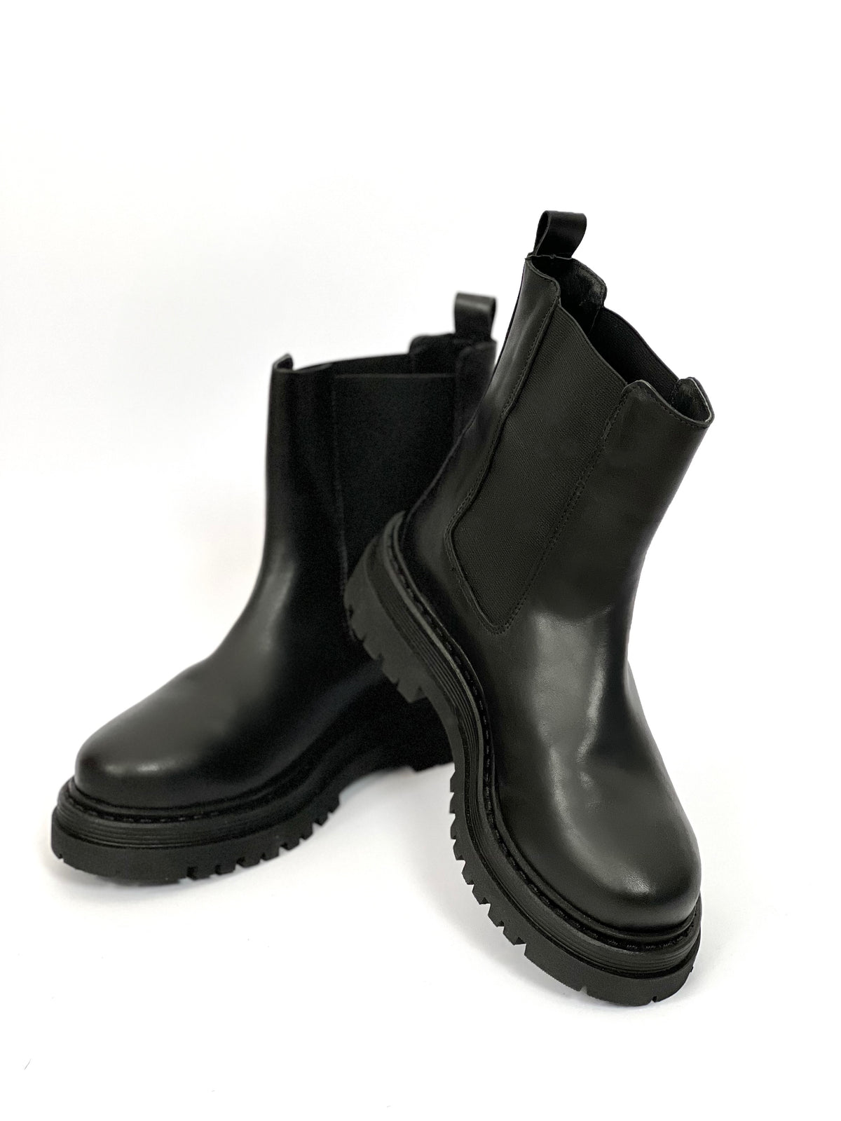 Bottines Chelsea Femme PPXID - Cuir Imperméable, Confortables Et Antidérapantes
