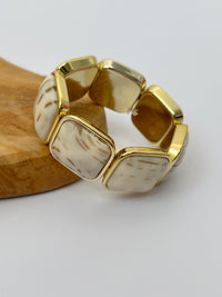 Beige bracelet: Fanny