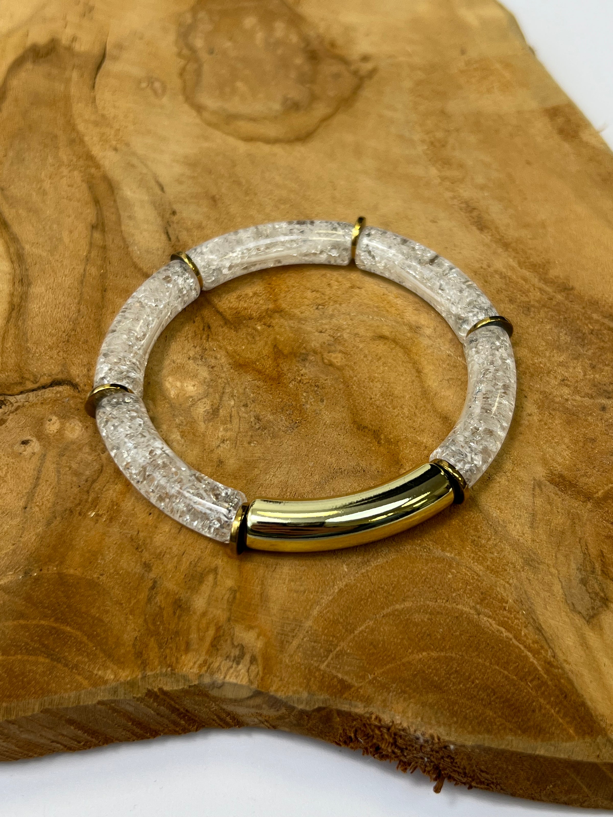 Transparent bracelet: Isabeau