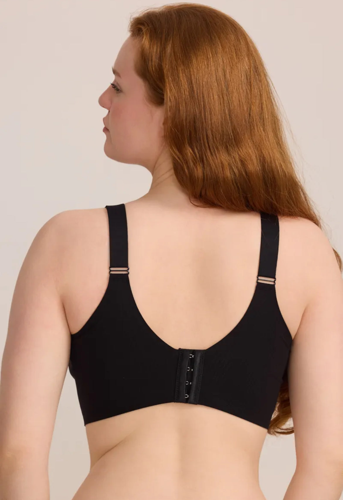 Soutien-Gorge noir festonné grande taille : Nolia