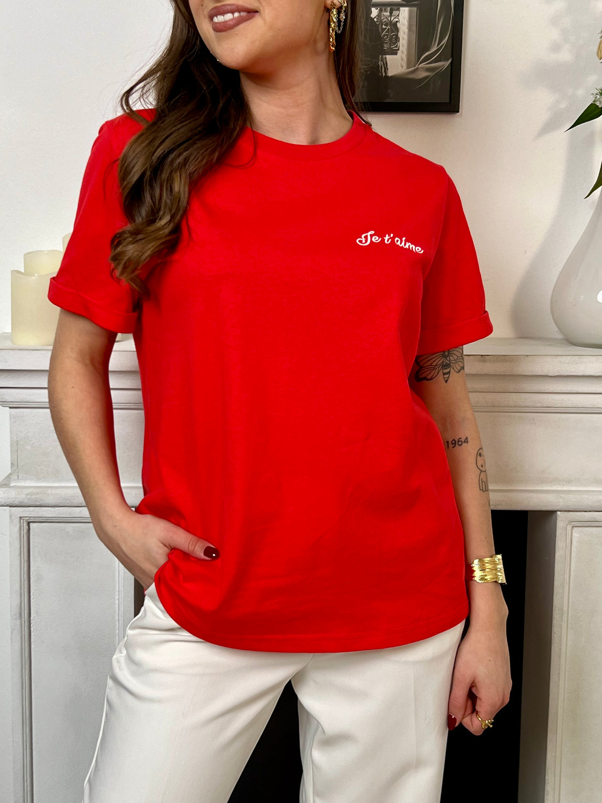 Tee-shirt rouge : Enea