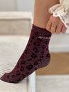 Chaussettes bordeaux, noires et fuchsia : Chausy