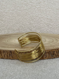 Bracelet réglable doré jonc : Oldia