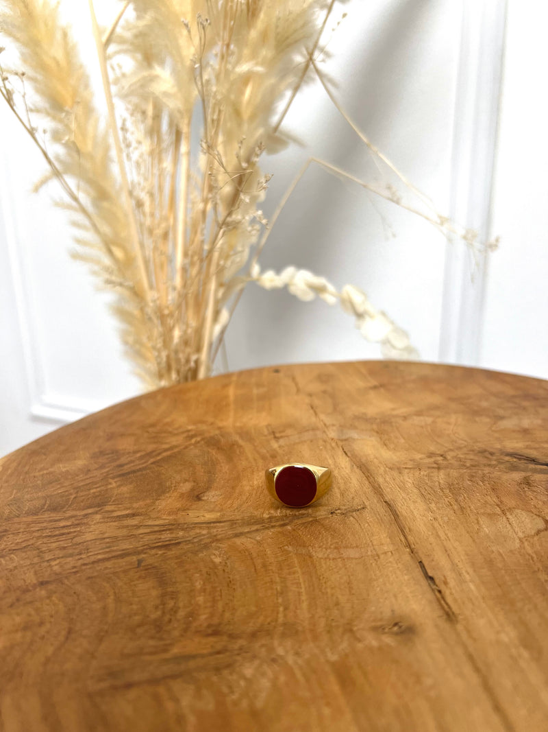 Bague bordeaux : Birdy