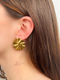 Boucles d'oreilles dorées : Evie