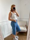 Bermuda long en jean : Maely
