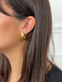Boucles d'oreilles dorées : Dulcie