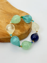 Blue and white bracelet: Tinae