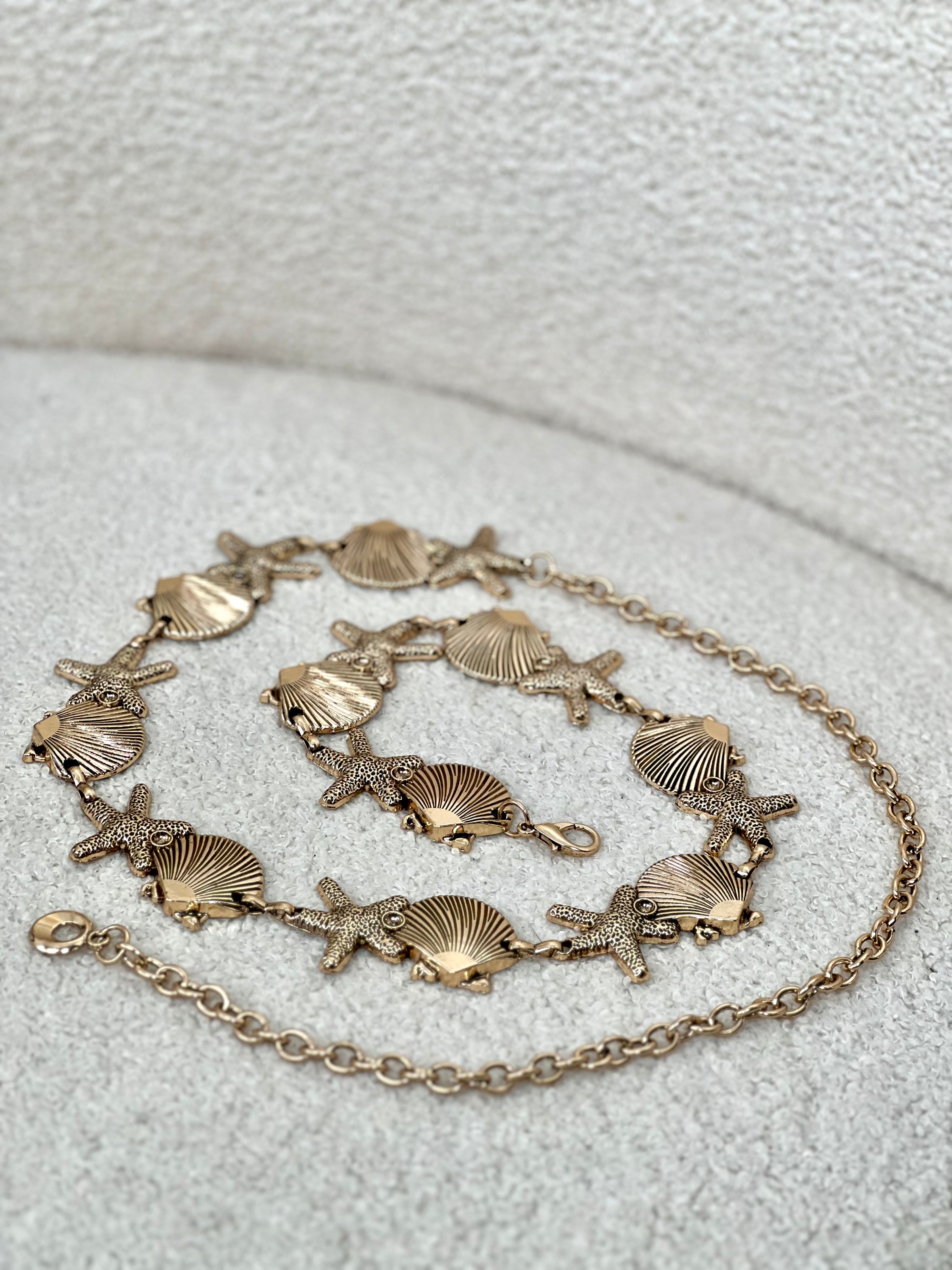 Ceinture chaîne dorée : Molya