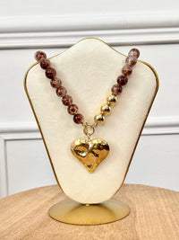 Collier marron : Piper