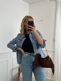 Veste en jean bleu clair : Mya