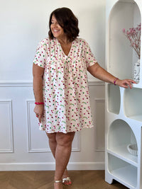 Robe short à motifs grande taille : Floria