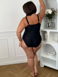 Curve black one-piece swimsuit: Tendy