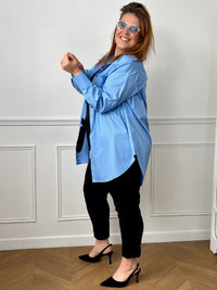 Blue Plus Size Shirt: Rocha