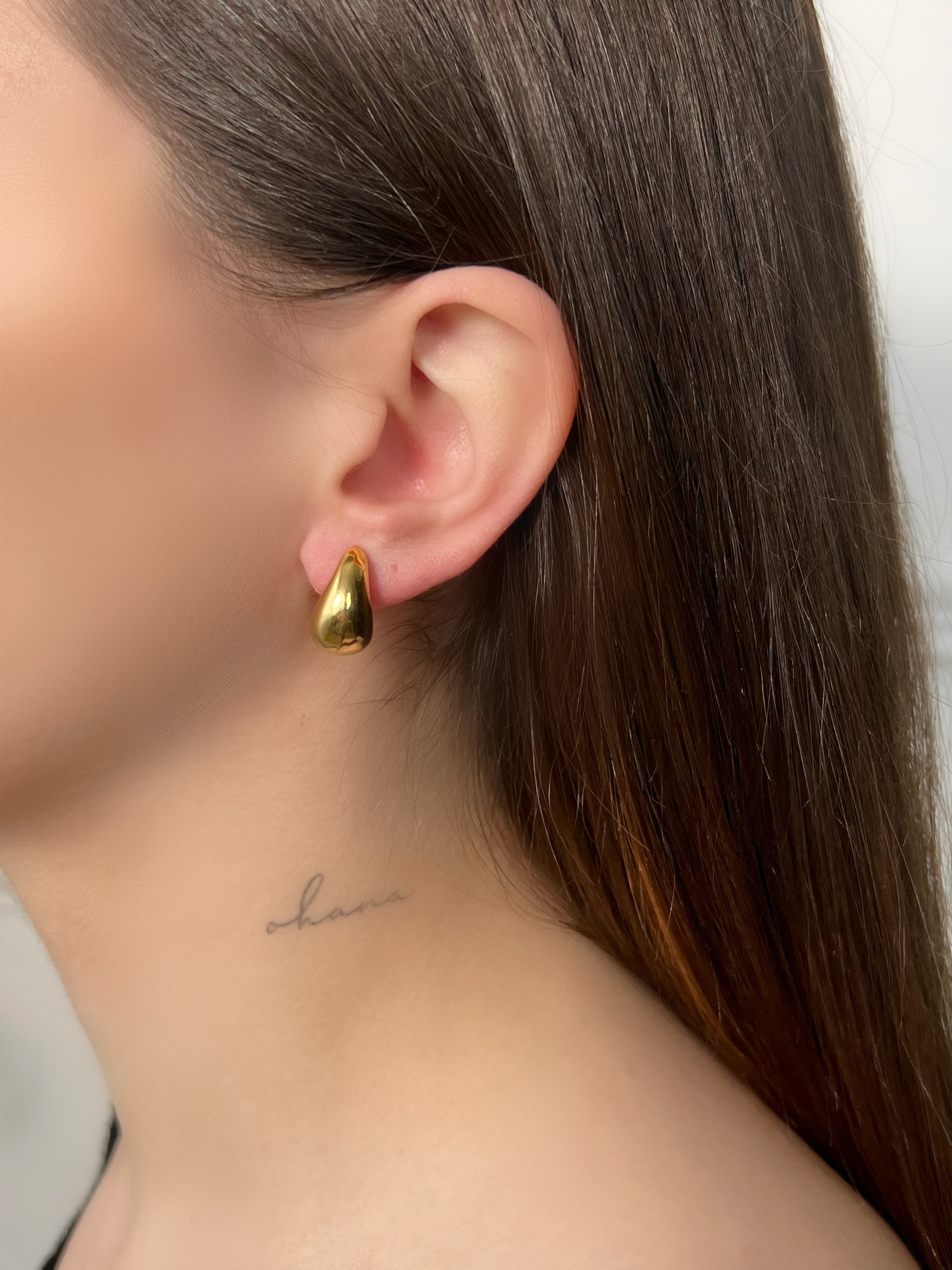 Petites boucles d'oreilles dorées : Mylu