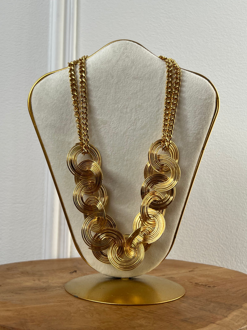 Collier doré : Lylou