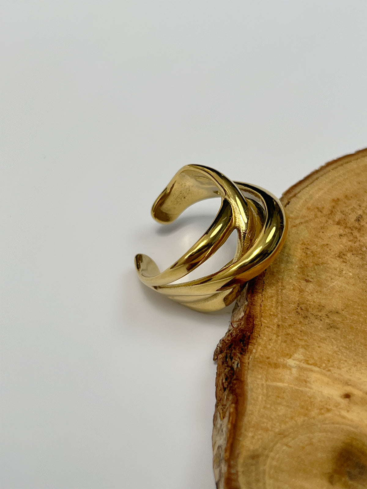 Bague dorée : Perry