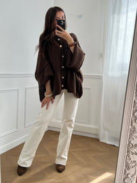Gilet marron : Sandra