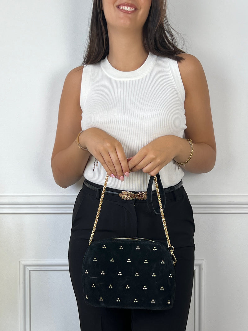 Sac en daim noir : Liria