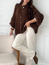 Gilet marron : Sandra