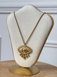 Long gold necklace: Aglae