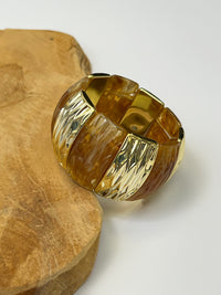 Bracelet marron et doré : Hays