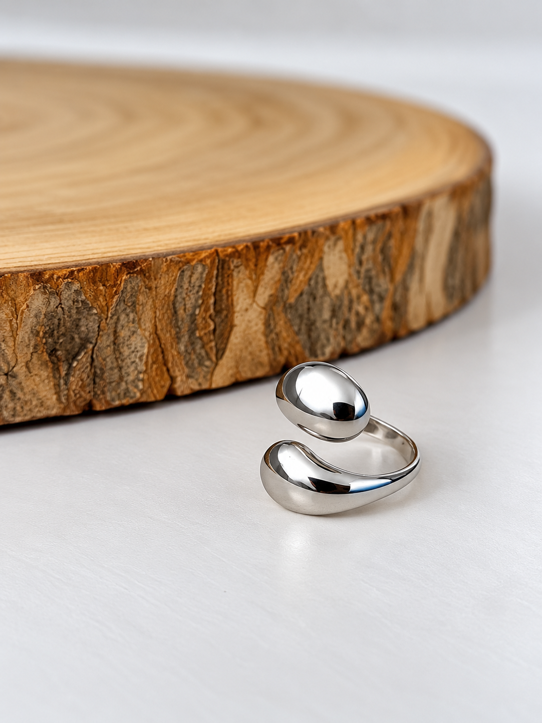 Bague argentée : Noor