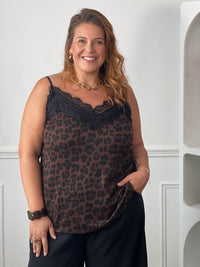 Braunes Leoparden-Oberteil: Maelie