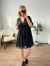 Robe courte noire : Margaux