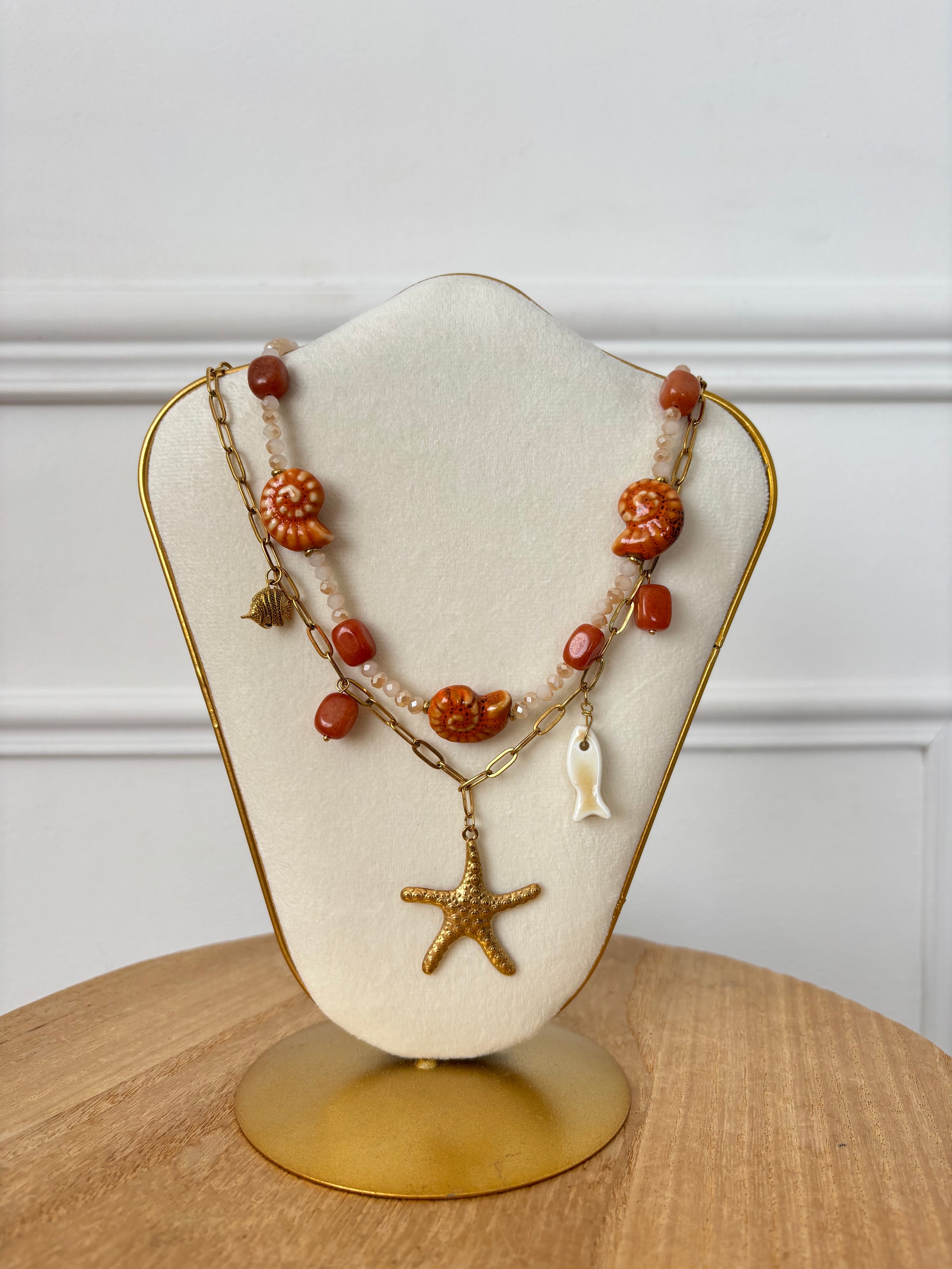 Collier double rangs : Nayah